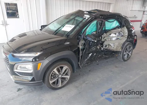 2021 Hyundai Kona Ultimate из США, поврежденный, VIN KM8K53A54MU599128